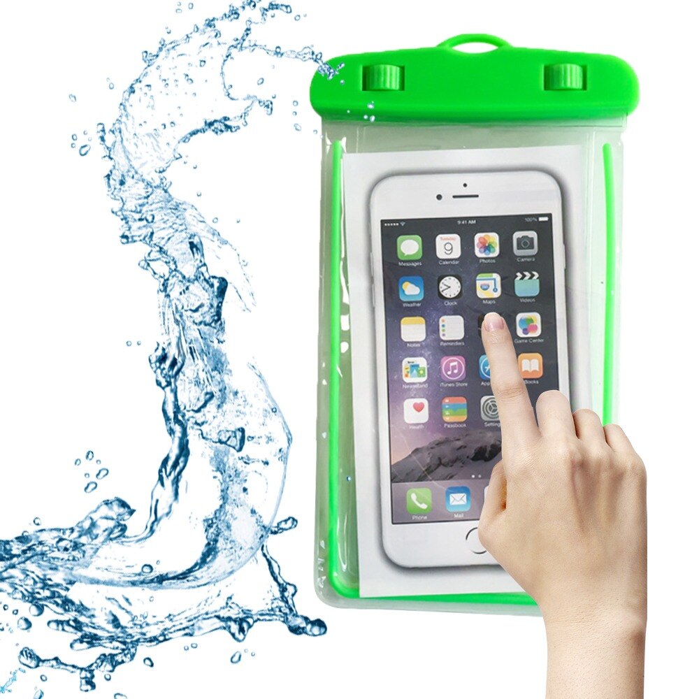 Universal Waterproof Phone Pouch Case Drift Diving Swimming Bag Luminous Dry Bag Mobile Cover For Phone Sports Beach Pool 6 inch