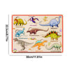 Wooden Magnetic Puzzle Board Multi-function Children Animal Writing Drawing Blackboard Learning Education Toys For Kids Gifts