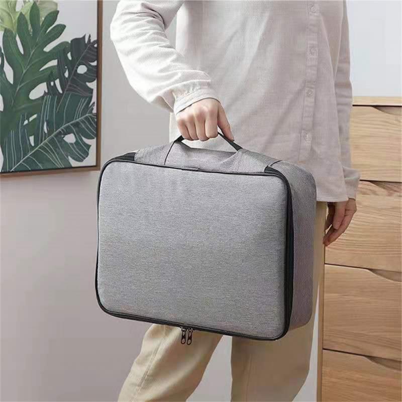 Document Storage Bag Tickets File Organizer Women Travel Files Card Folder Holder Tool Case Handbag