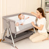 Baby Beside Sleeper Newborn Bassinet  Multifunction Crib Portable Folding Travel Baby Bed Free Shipping  on 2023