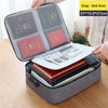 Document Storage Bag Tickets File Organizer Women Travel Files Card Folder Holder Tool Case Handbag