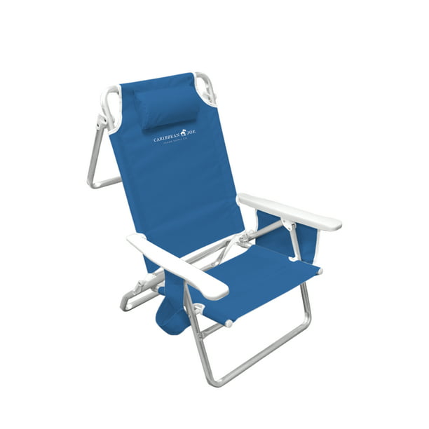 5 Position Aluminum Beach Chair - Multi-color,Folding,Storage,9 Lbs,27.50 X 29.00 X 30.00 Inches