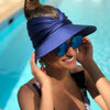 Flexible Adult Hat for Women Anti-UV Wide Brim Visor Hat Easy To Carry Travel Caps Fashion Beach Summer Sun Protection Hats