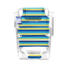 5 Position Aluminum Beach Chair - Multi-color,Folding,Storage,9 Lbs,27.50 X 29.00 X 30.00 Inches