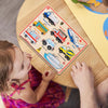 Wooden Magnetic Puzzle Board Multi-function Children Animal Writing Drawing Blackboard Learning Education Toys For Kids Gifts