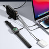 Essager GaN USB C PD Fast Charging Station 4 Output Fast Charger US/EU/UK Safe Power Supply for iPhone Samsung Xiaomi MacBook