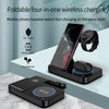 Foldable 4 in 1 Wireless Charger Stand For IPhone 14 13 12 11 Apple Samsung Watch Airpods Pro IWatch Fast Charging Dock Station