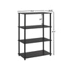 2023 New Mainstays No Tools 4-Shelf Storage Bookcase