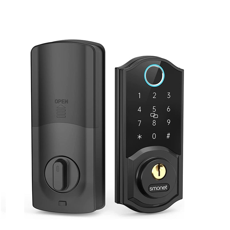 Smonet Smart Lock With Keys Open BOX  WiFi Password Keypad Bluetooth APP Keyless Entry Work with Alexa