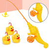 Kids Fishing Bath Toy Toddler Water Toy Set Of 1 Fishing Pole And 7 Rubber Ducks Toddler Pool Toy For Kid Outdoor Activities Fun