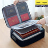 Document Storage Bag Tickets File Organizer Women Travel Files Card Folder Holder Tool Case Handbag