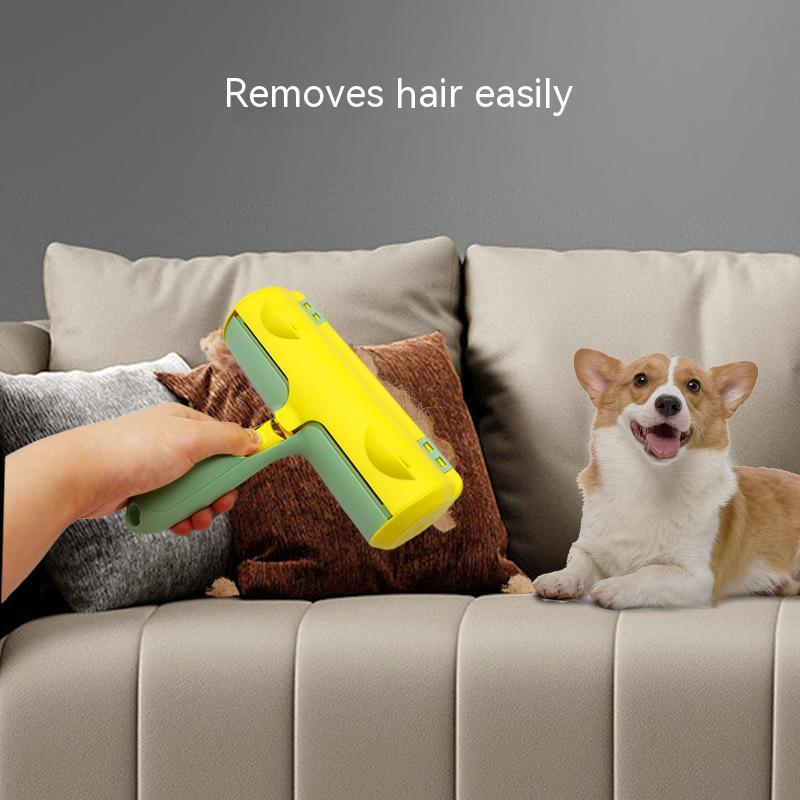 Roller Hair Sticker Large Capacity Cat Dog Hair Cleaner Cute Two-way Roller Shaving Brush Sofa Carpet Pet Cleaning Products